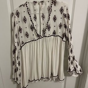 White Peasant Blouse